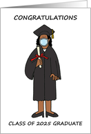 Coronavirus Graduation 2023 Congratulations African American Lady card