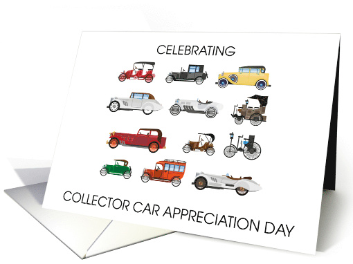 Collector Car Appreciation Day July Vintage Cars card (1632406)