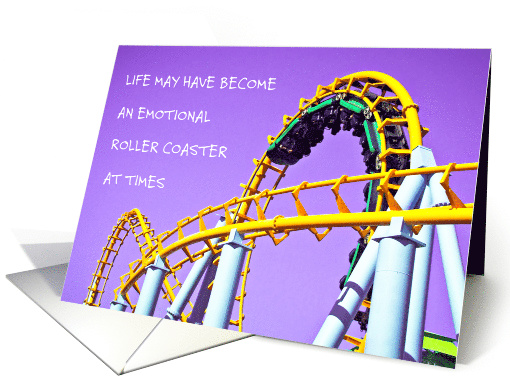 Covid 19 Job Loss Encouragement Emotional Roller Coaster Support card