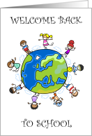 Covid 19 Back to School for Children Around the World card