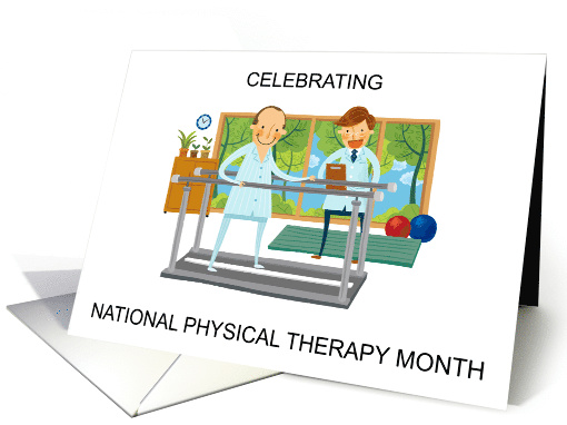 National Physical Therapy Month October card (1649526)