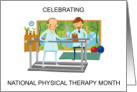 National Physical Therapy Month October card