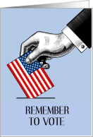 Remember to Vote...
