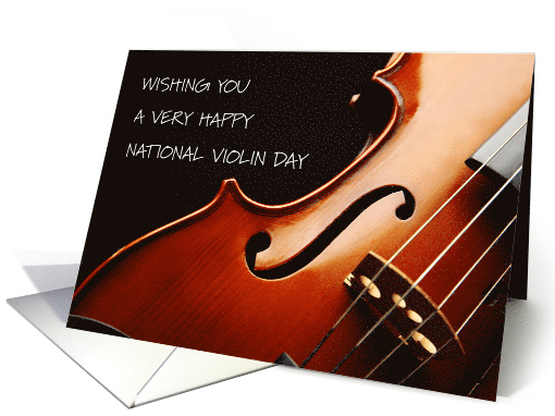 National Violin Day December 13th card (1661444)