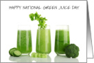 National Green Juice Day January 26th Green Smoothies card