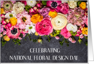 National Floral Design Day February 28th Beautiful Blooms card