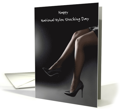 National Nylon Stocking Day May 15th card (1684648)