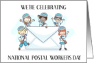 National Postal Workers Day July 1st card