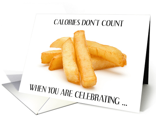 National French Fry Day July 13th Tasty French Fries Chips card