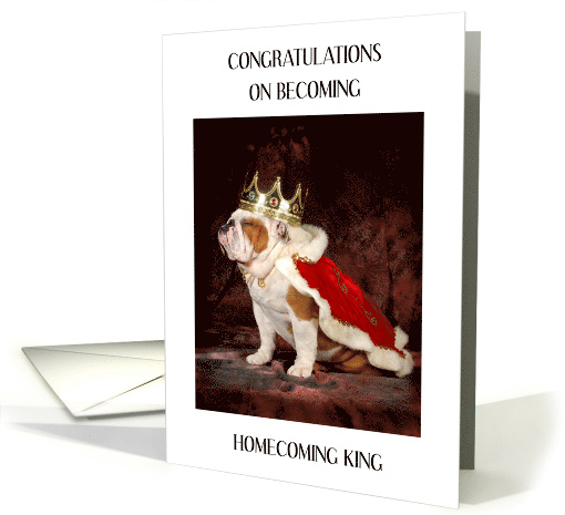 Congratulations on Becoming Homecoming King Bulldog in... (1696744)