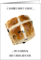 National Hot Cross Bun Day September 11th card