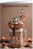 National Chocolate Milkshake Day September 12th card