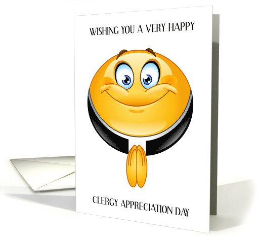Happy Clergy or Pastor Appreciation Day October card (1705466)