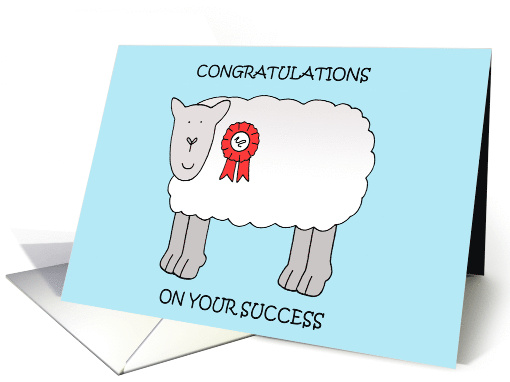 Congratulations Prize Sheep at County or State Fair card (1705904)