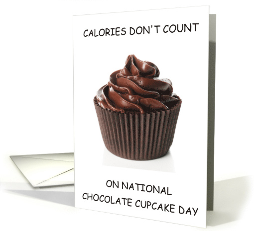 National Chocolate Cupcake Day October 18th card (1706830)