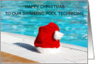 Happy Christmas to Swimming Pool Technician card