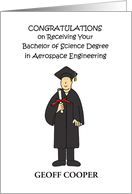 Congratulations Bachelor of Science Degree Aerospace Engineering card