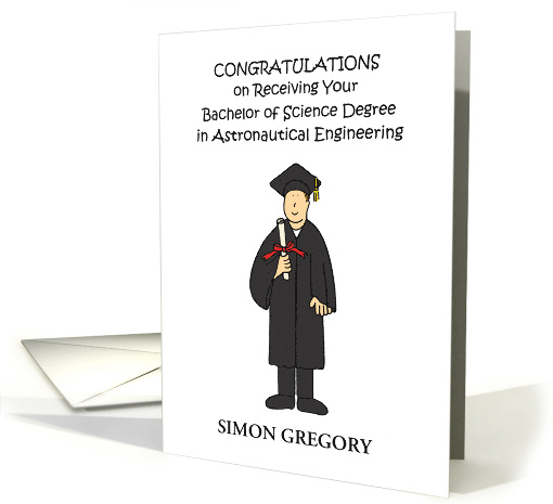 Congratulations Bachelor of Science Degree Astronautical... (1716510)