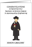 Congratulations Bachelor of Science Degree Astronautical Engineering card