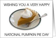 National Pumpkin Pie...