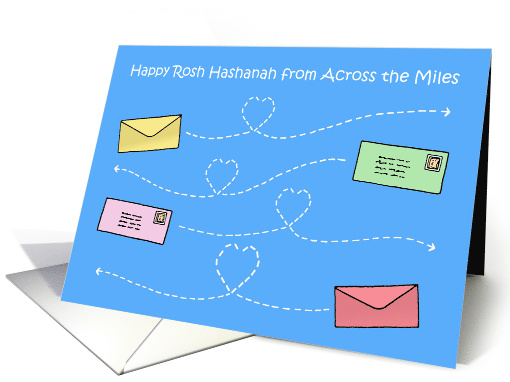 Happy Rosh Hashanah from Across the Miles Romantic Letters card