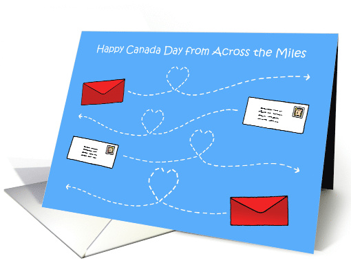 Happy Canada Day from Across the Miles Romantic Letters card (1726546)