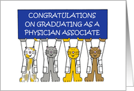 Congratulations on Graduating as a Physician Associate card