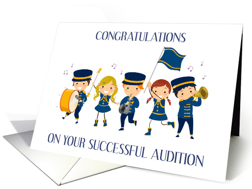 Congratulations on Successful Audition for All-District Band card