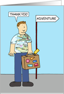 Thanks to Male Travel Buddy for Adventure trip Holiday card