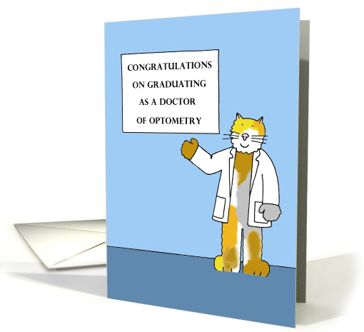 Congratulations on Graduating as a Doctor of Optometry card (1734048)