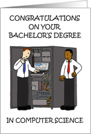 Congratulations on Graduating Bachelor’s Degree in Computer Science card