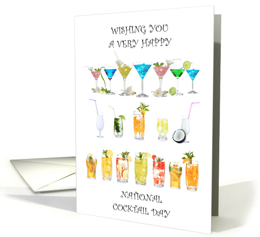 National Cocktail Day March 24th card (1734122)