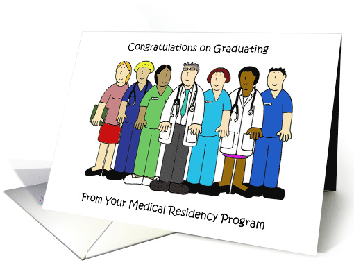 Congratulations on Graduating From Medical Residency Program card
