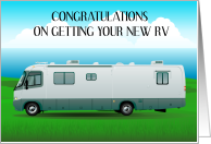 Congratulations on New RV Recreational Vehicle card