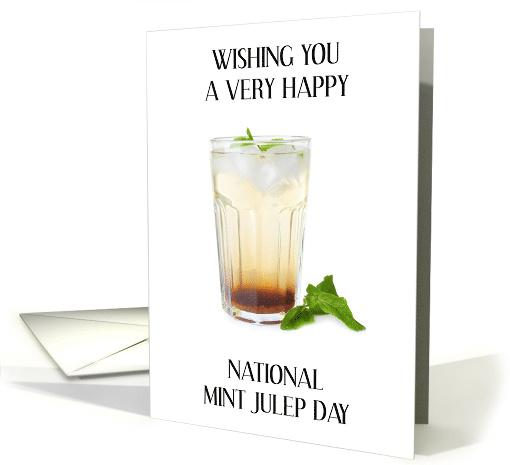 Mint Julep Day May 30th Southern Cocktail card (1735386)