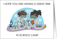 Thninking of You at Science Camp Kids Being Scientists card