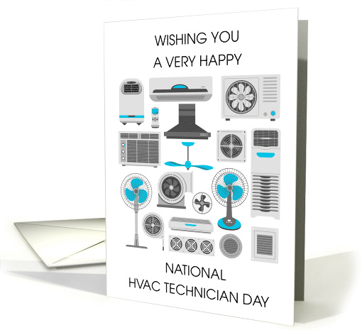 National HVAC Technician Day June 22nd card (1737258)