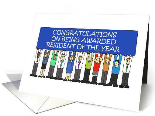 Congratulations Resident of the Year Award card (1738048)