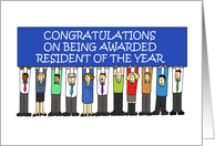 Congratulations Resident of the Year Award card