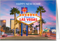 New Home Congratulaitons Las Vegas Neon Nightlife card