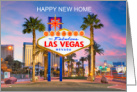 New Home Congratulaitons Las Vegas Neon Nightlife card