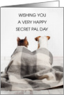 Secret Pal Day January 11th Cat and Dog Friendship card
