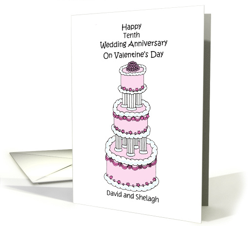 Wedding Anniversary on Valentine's Day Year and Names to... (1741658)