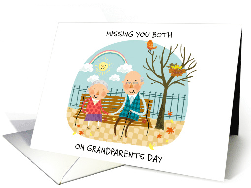 Missing You Both on Grandparents Day September 11th card (1742496)