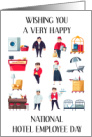 National Hotel Employee Day September 1st card