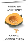 National Acorn Squash Day September 7th card
