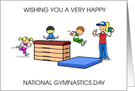 National Gymnastics Day September card