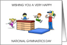 National Gymnastics Day September card