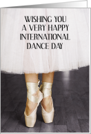 International Dance Day April 29th Ballet Dancer card