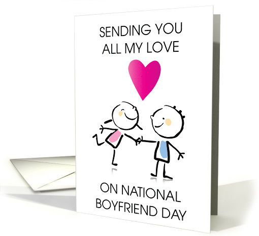 National Boyfriend Day October 3rd card (1746428)